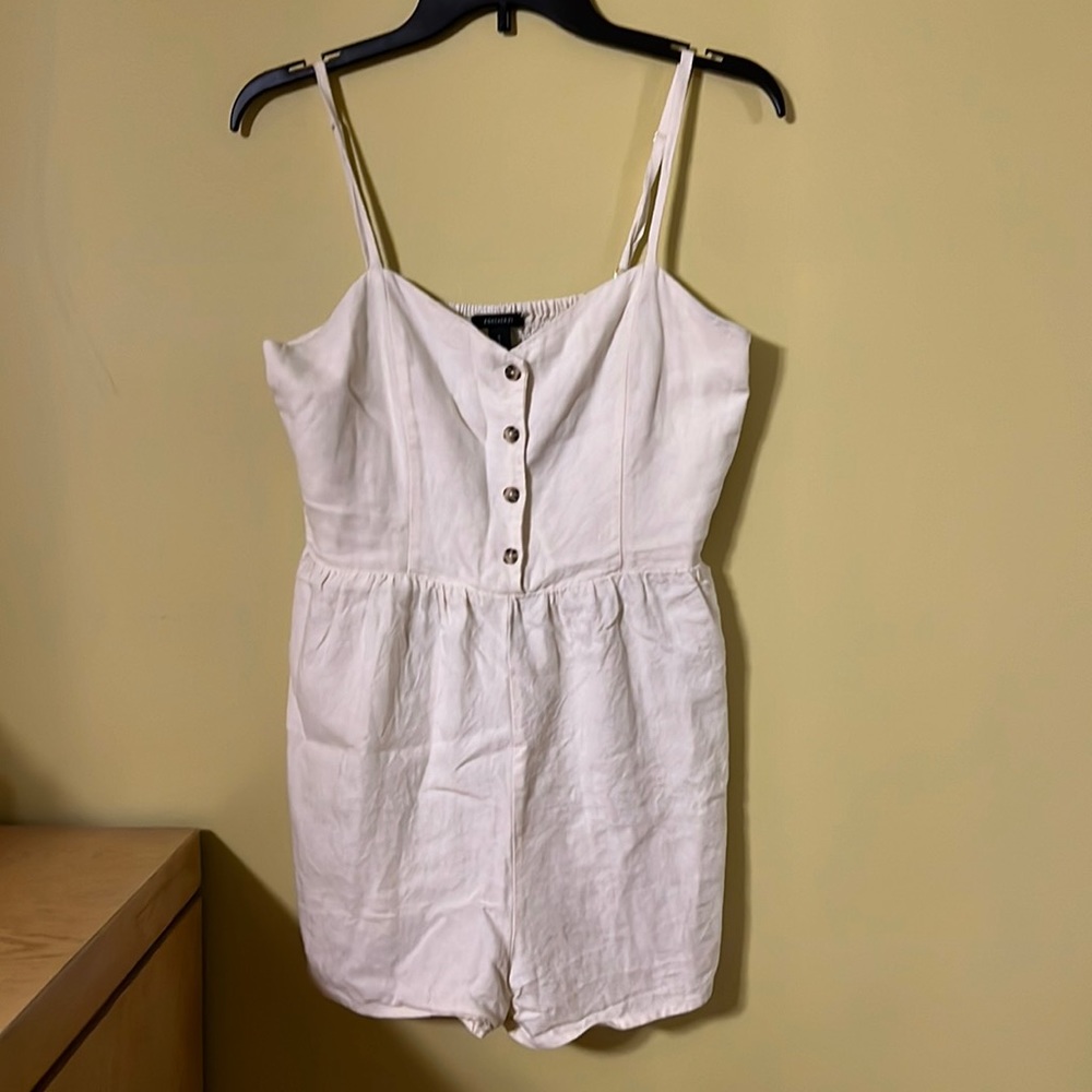 Forever 21 white romper